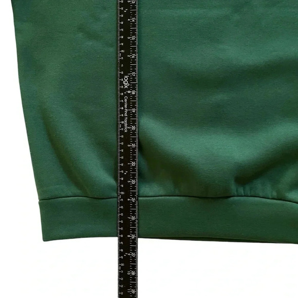 SHEIN Cozy Embroidered Gold HAWAII USA Green Crewneck Sweater Size SM/US 4 - Picture 11 of 14